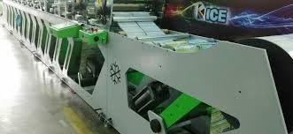 Máquina flexográfica industrial completa
